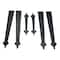 Household Essentials Decorative Black Garage Door Magnet Set